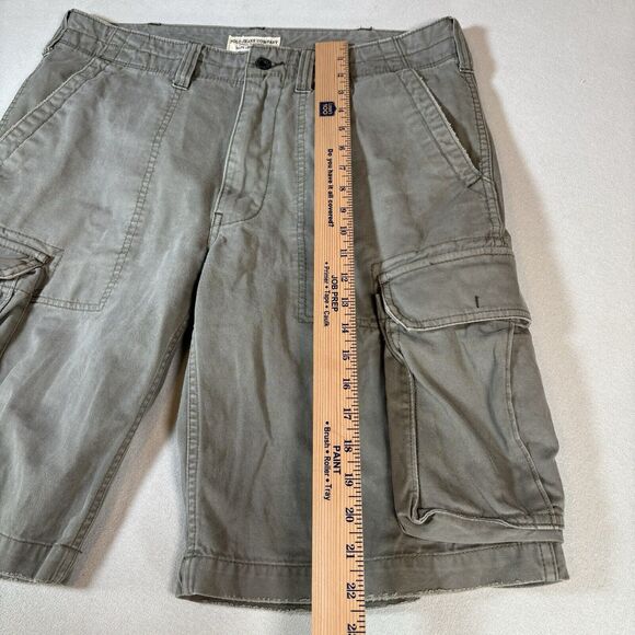 Polo Jeans Co Ralph Lauren Green Utility Cargo Military Surplus Shorts Size 34 - Picture 9 of 10